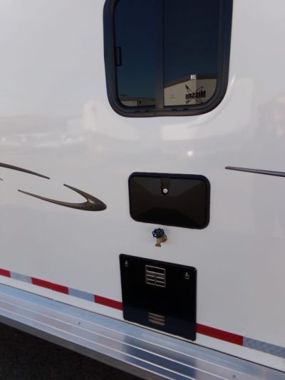 New 2026 Trails West Classic LQ 3H 10x15 Slide Out- Awning- Horse Trailer