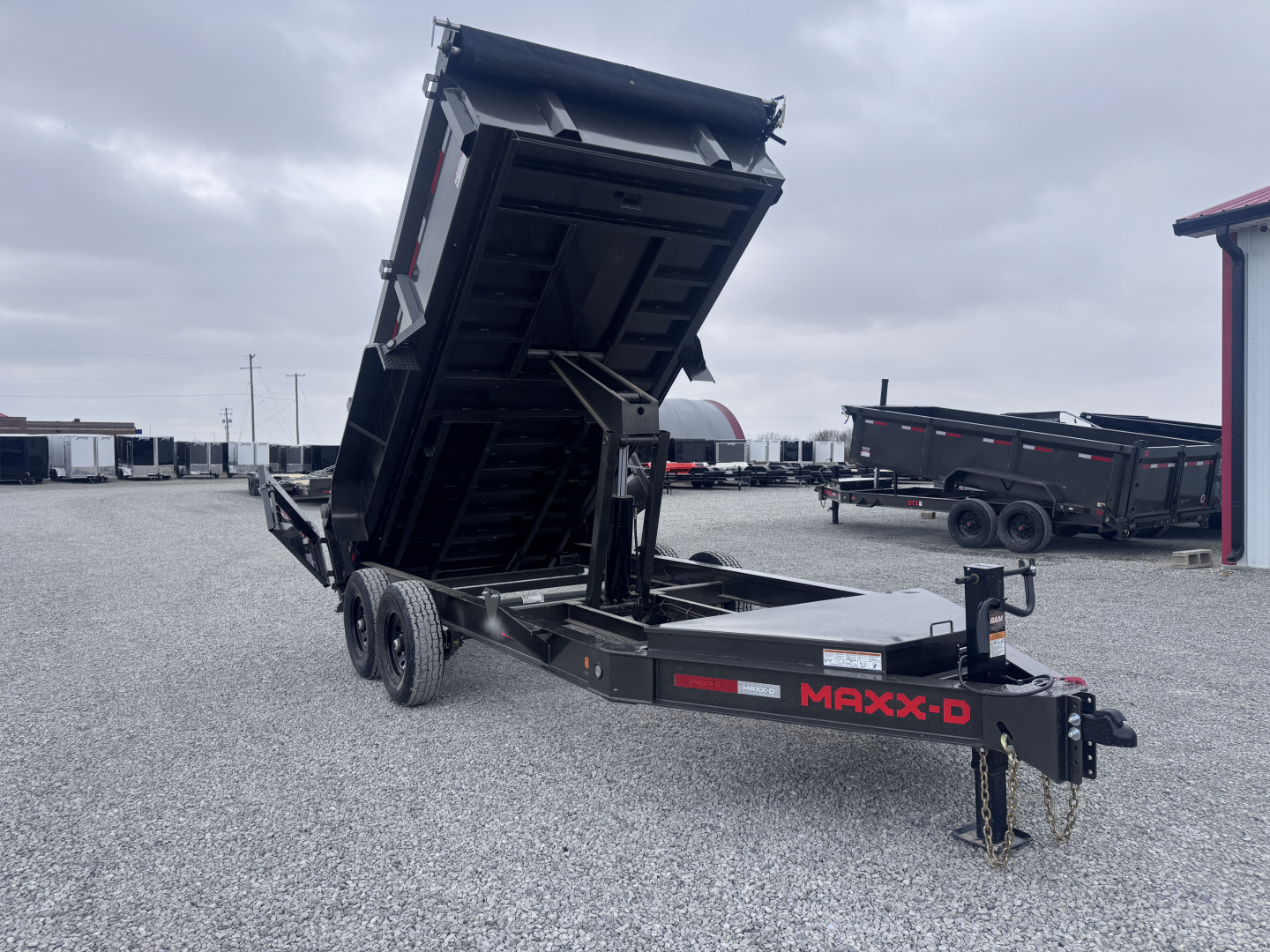 New 2026 MAXX-D DJX 83"x14' 14,000# GVWR Dump Trailer
