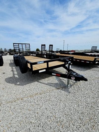 New 2026 Sure-Trac 7 x 22 10K Tube Top Utility Trailer