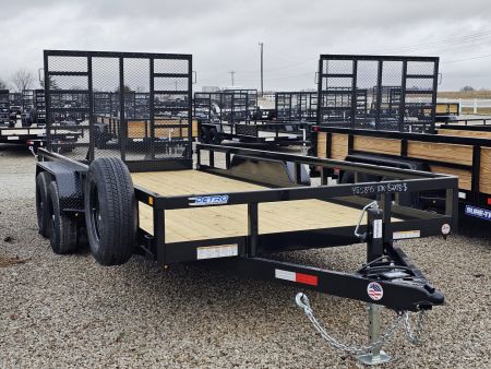 New 2026 Sure-Trac 7 x 18 10K Tube Top Utility Trailer