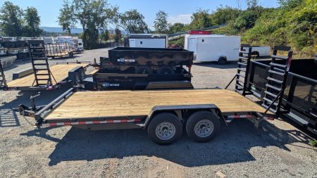 New 2026 Quality 18' (16+2) HD General Duty Equipment Hauler w/ 2' Dove