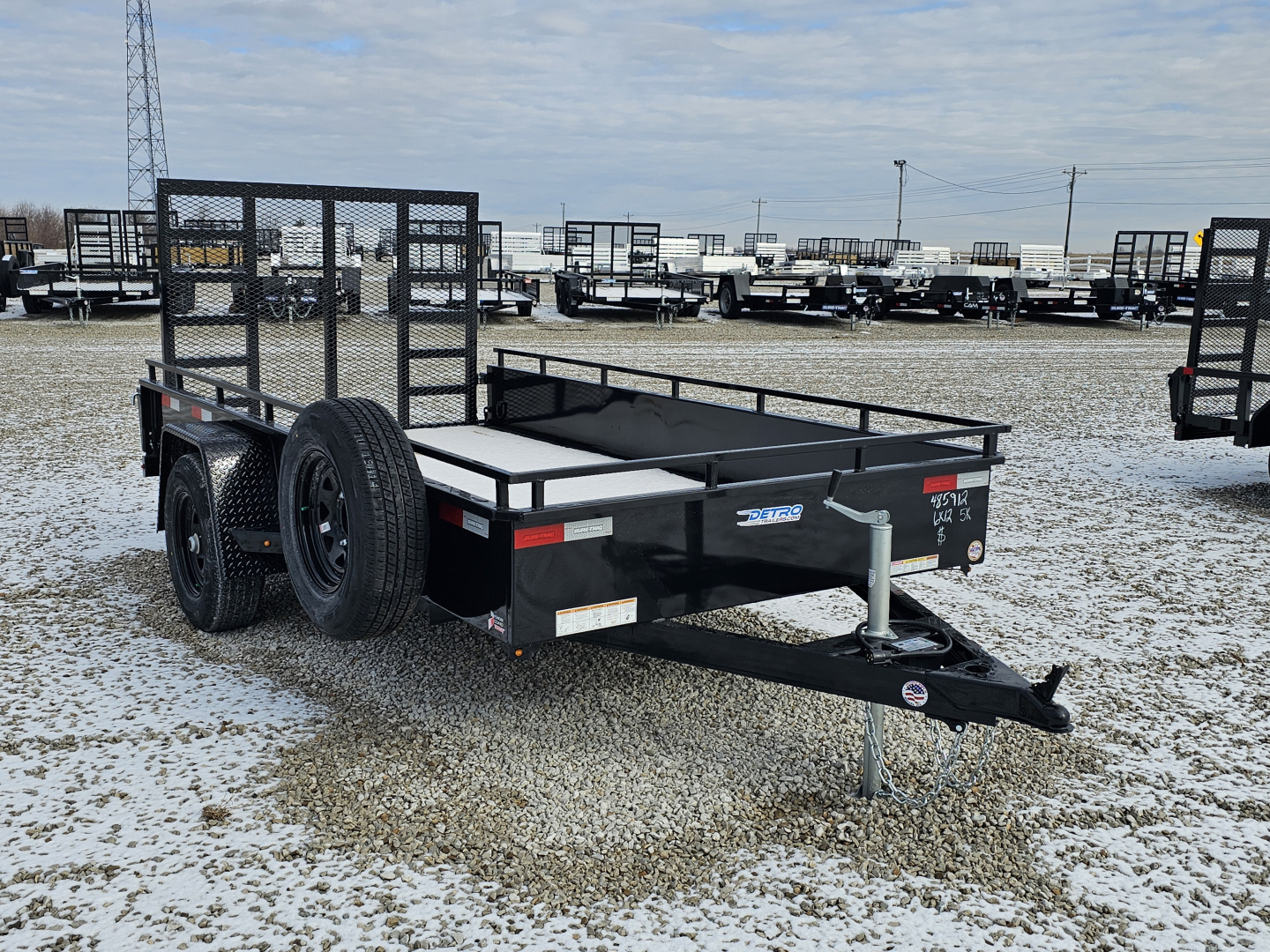New 2026 Sure-Trac 6X12 STEEL HIGH SIDE UTILITY 5K BRAKE