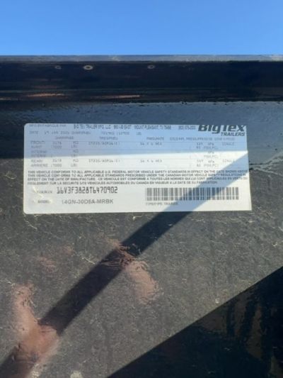 New 2026 Big Tex Trailers 14GN-30D5A Flatbed Trailer