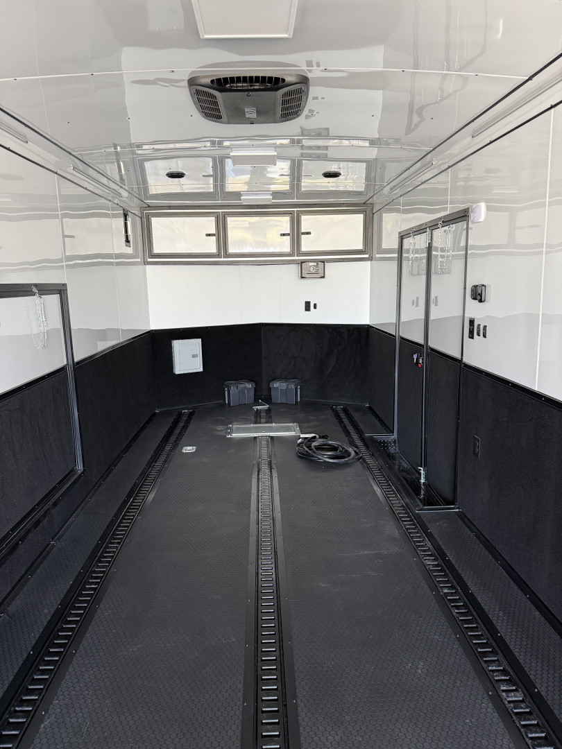 New 2027 Rock Solid Cargo 8.5x36 Triple Axle Super Sport Enclosed Cargo Trailer – Silver Polycore