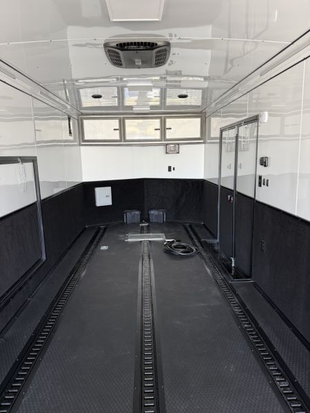 New 2027 Rock Solid Cargo 8.5x36 Triple Axle Super Sport Enclosed Cargo Trailer – Silver Polycore