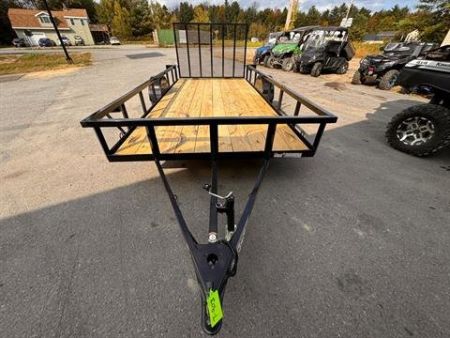 New 2025 Down2Earth 76X14 Utility Trailer Tube Top Powder Coated for Sale