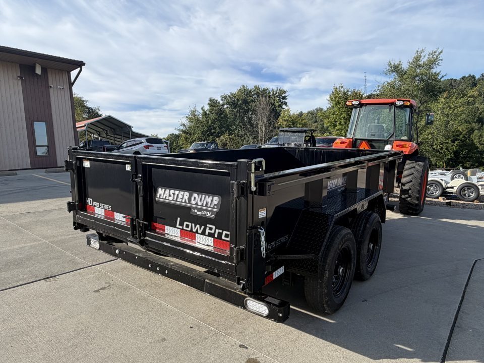 New 2026 Doolittle Trailers Master Dump 6'X12' Dump Trailer w/ Wireless Remote (No Ramps/No Tarp) - 9,990# GVWR