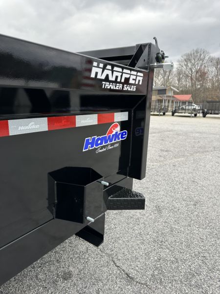 New 2026 HAWKE 7X12 12K TANDEM AXLE DUMP TRAILER 2' WALLS