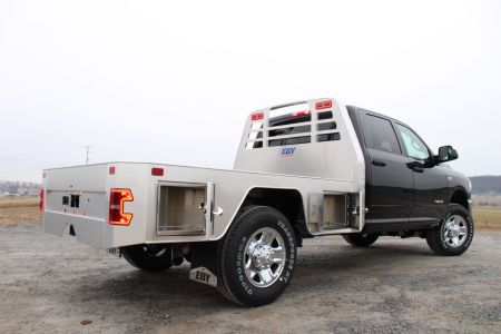 New EBY  FREE COUNTRY  8'6  x 81' Skirted Flatbed - Single Wheel Truck - 8' Bed