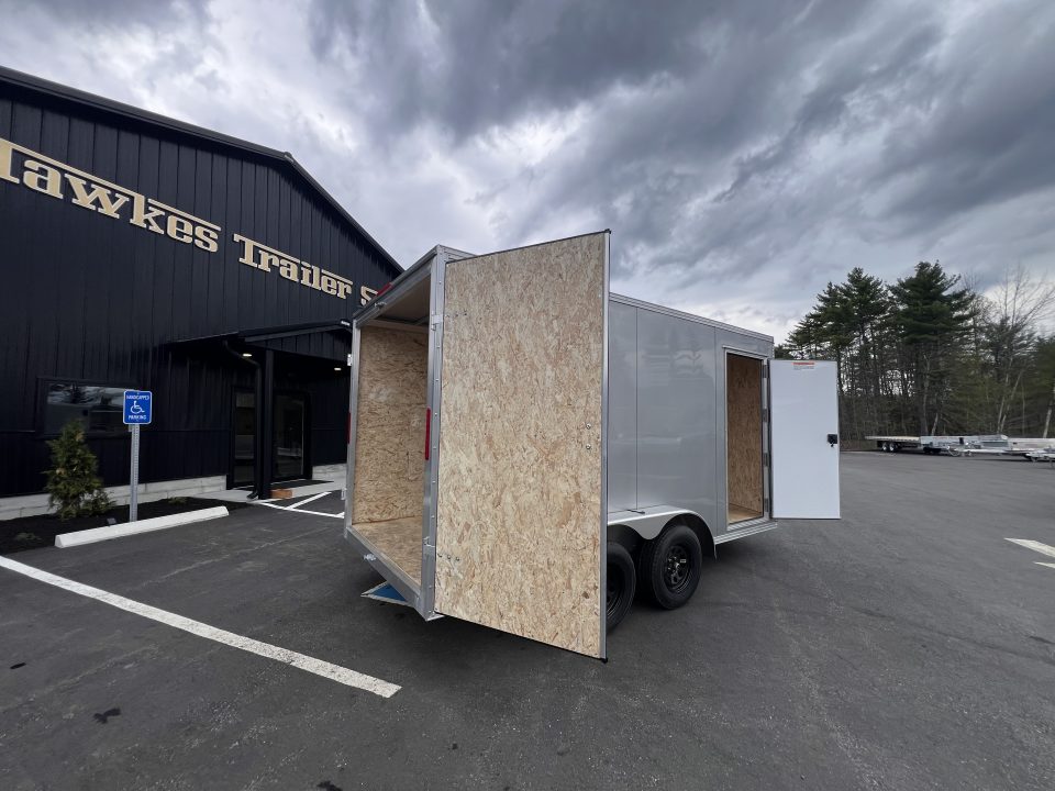 New 2026 High Country 7x14 + 18" V-Nose/ XLT Aluminum trailer /Barn Door/ 7'interior -7000GVW