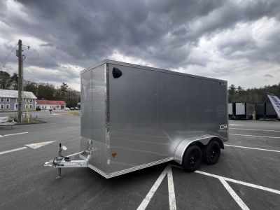 New 2026 High Country 7x14 + 18" V-Nose/ XLT Aluminum trailer /Barn Door/ 7'interior -7000GVW