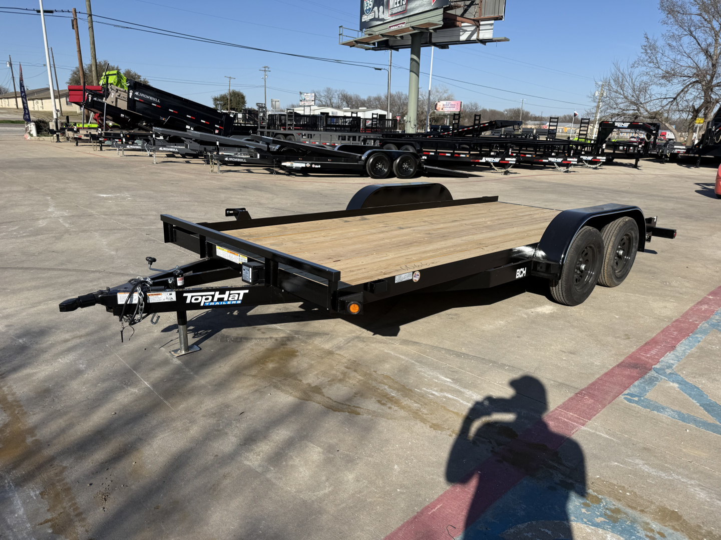 New 2026 Top Hat Trailers BCH 16X83 Car Hauler