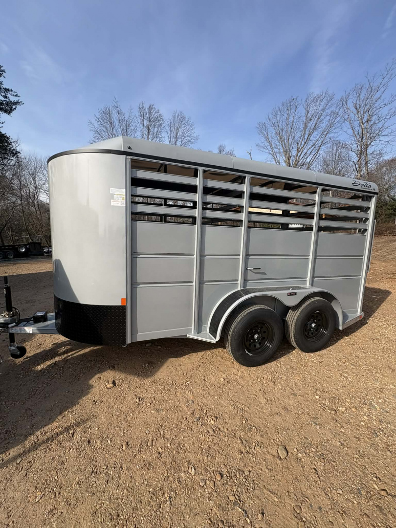 New 2027 Delta Mfg 14' STOCK BUMPER PULL Stock