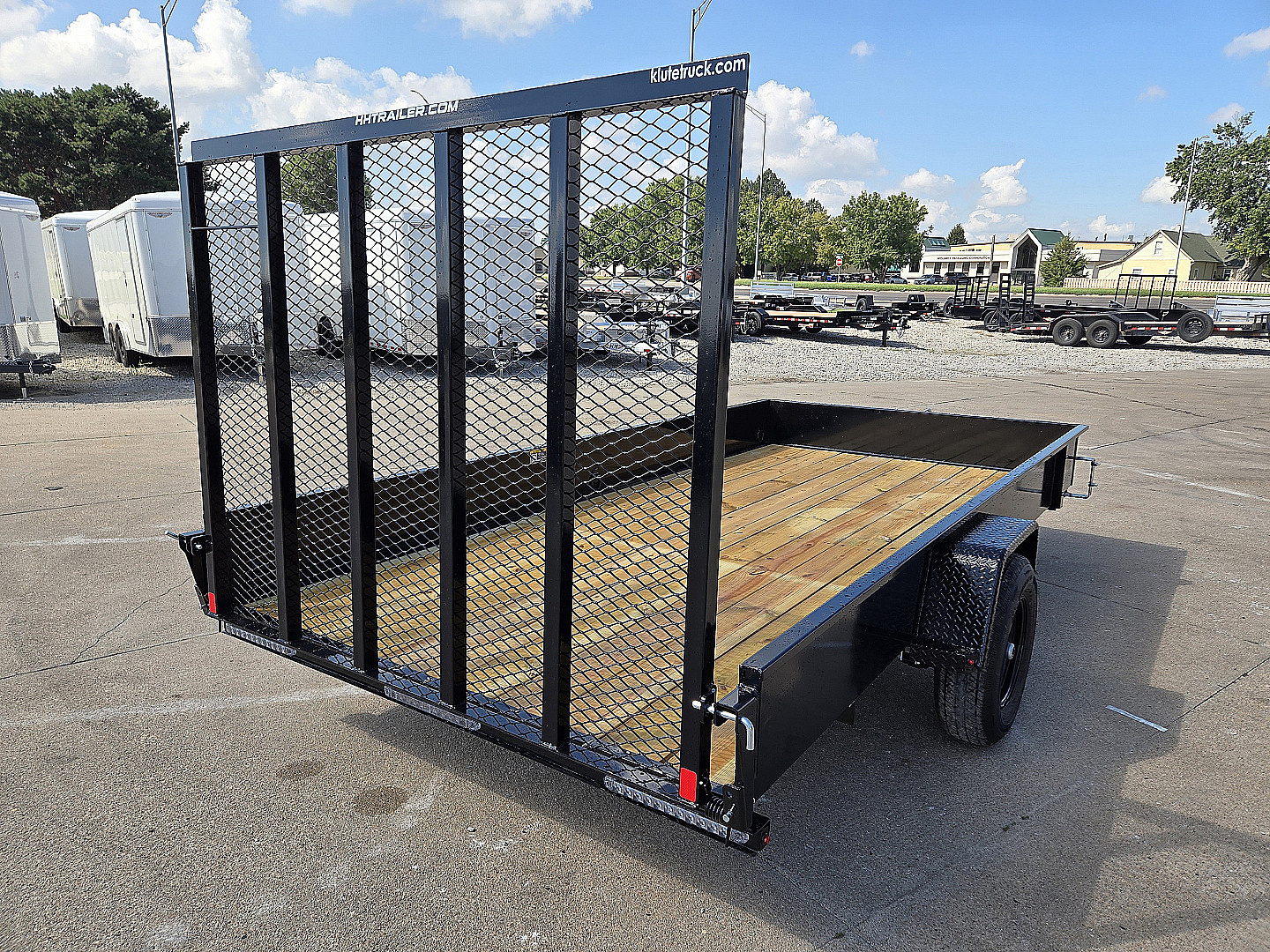 New 2026 H&H Trailers 82x14 Solid Side 5K Utility Trailer