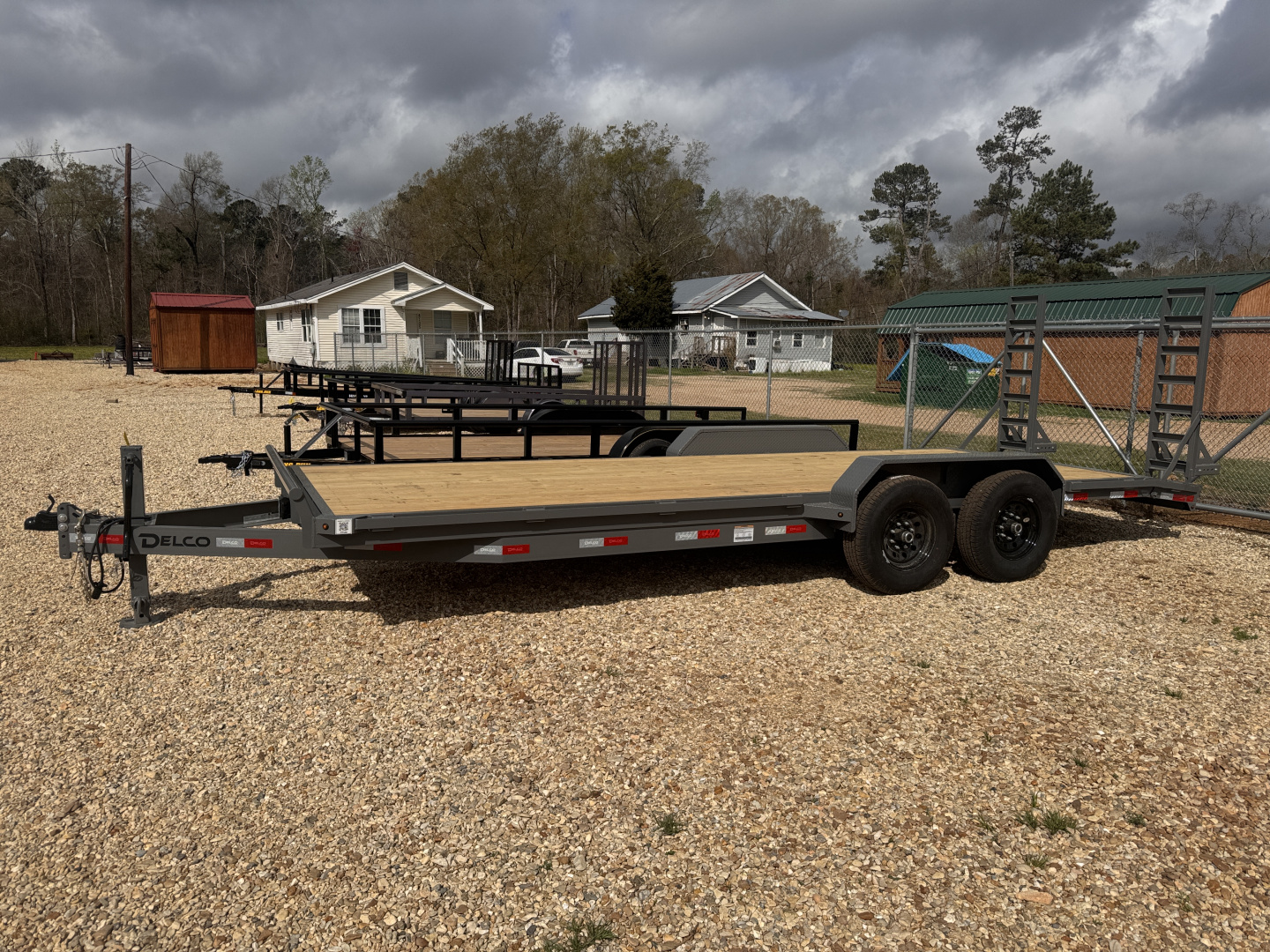 New 2026 DELCO 83'x 22' 14K GVWR Equipment Trailer