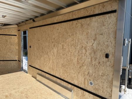 New ATC 7'6"' x 16' + 2' V-Nose Enclosed Cargo Trailer with Ramp Door 7.7K