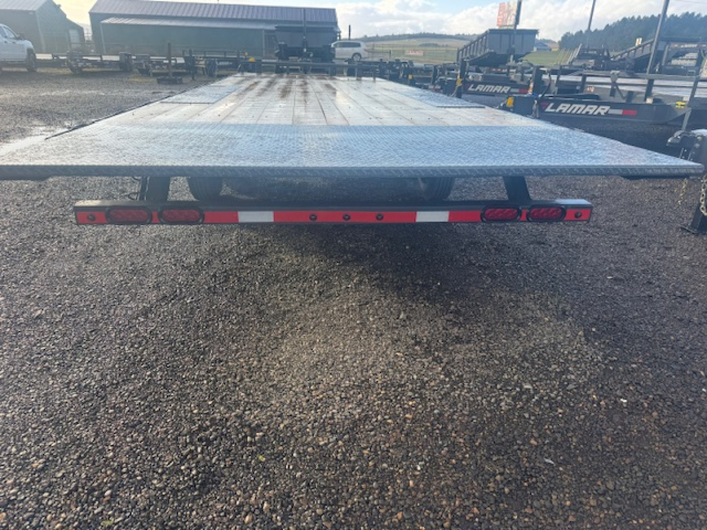 New 2026 LAMAR TRAILERS FA 102x26 21K FULL POWER Tilt Trailer