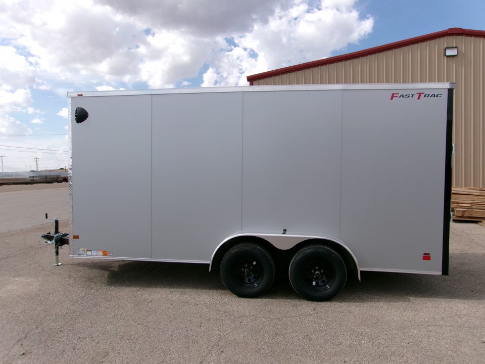 New 2027 Wells Cargo 7x16x7 Fast Trac Deluxe Cargo w/ Ramp 7k