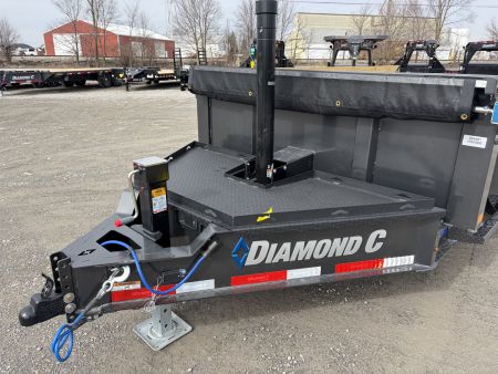 New 2026 Diamond C Trailers LPT207L14X82 (82" X 14') 15.5K Telescopic Dump Trailer