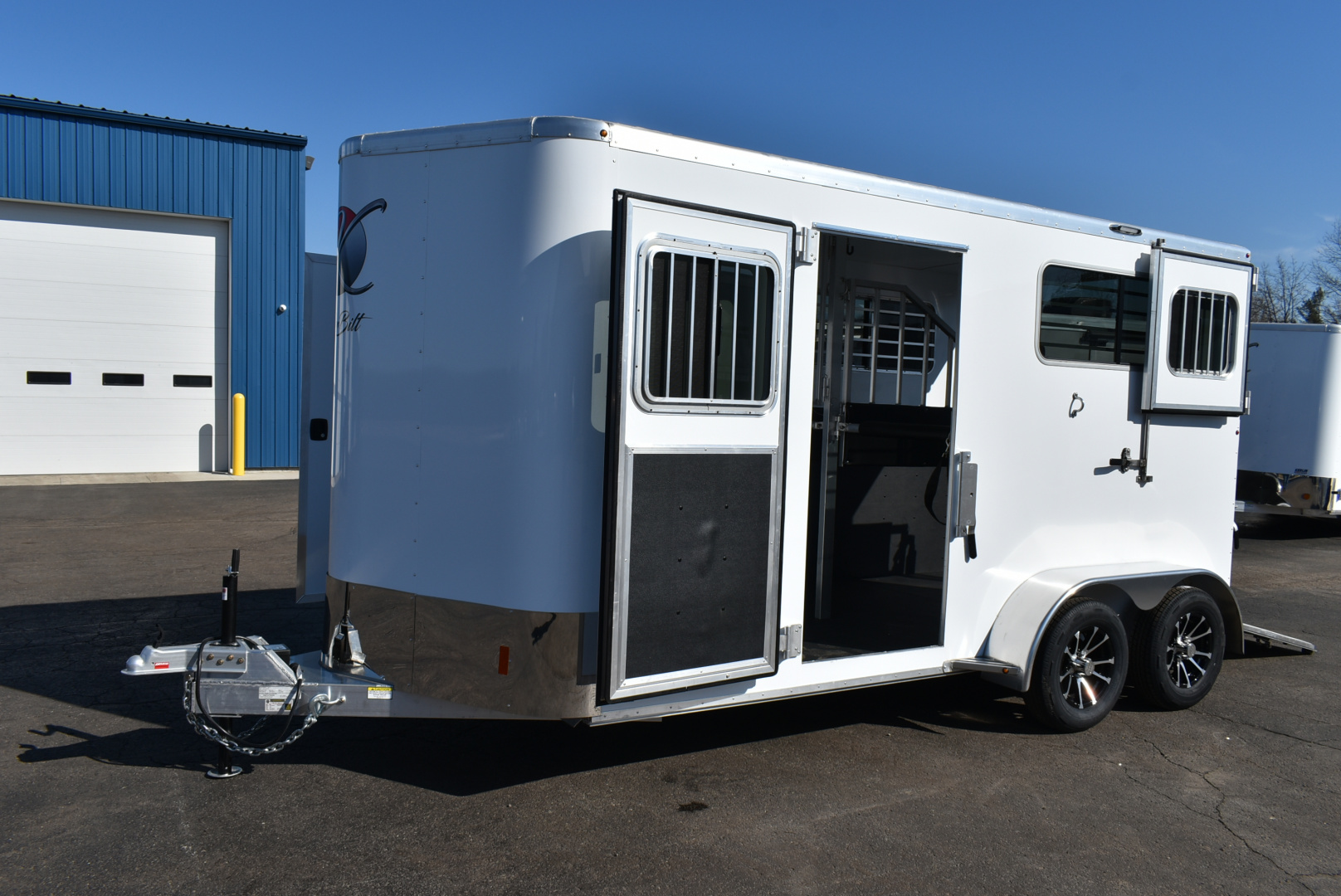 New 2027 Kiefer Manufacturing KRS straight 2H/BP Horse Trailer