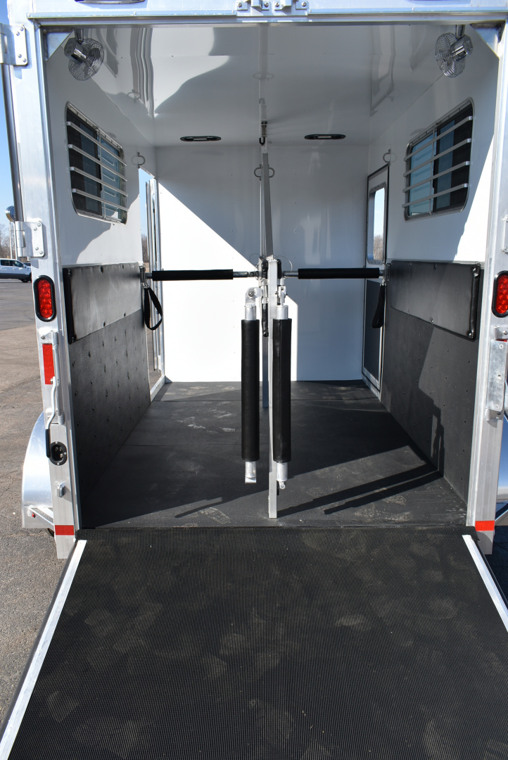 New 2027 Kiefer Manufacturing KRS straight 2H/BP Horse Trailer