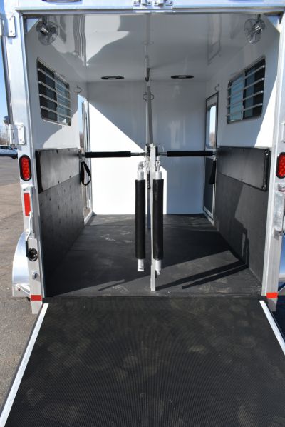 New 2027 Kiefer Manufacturing KRS straight 2H/BP Horse Trailer