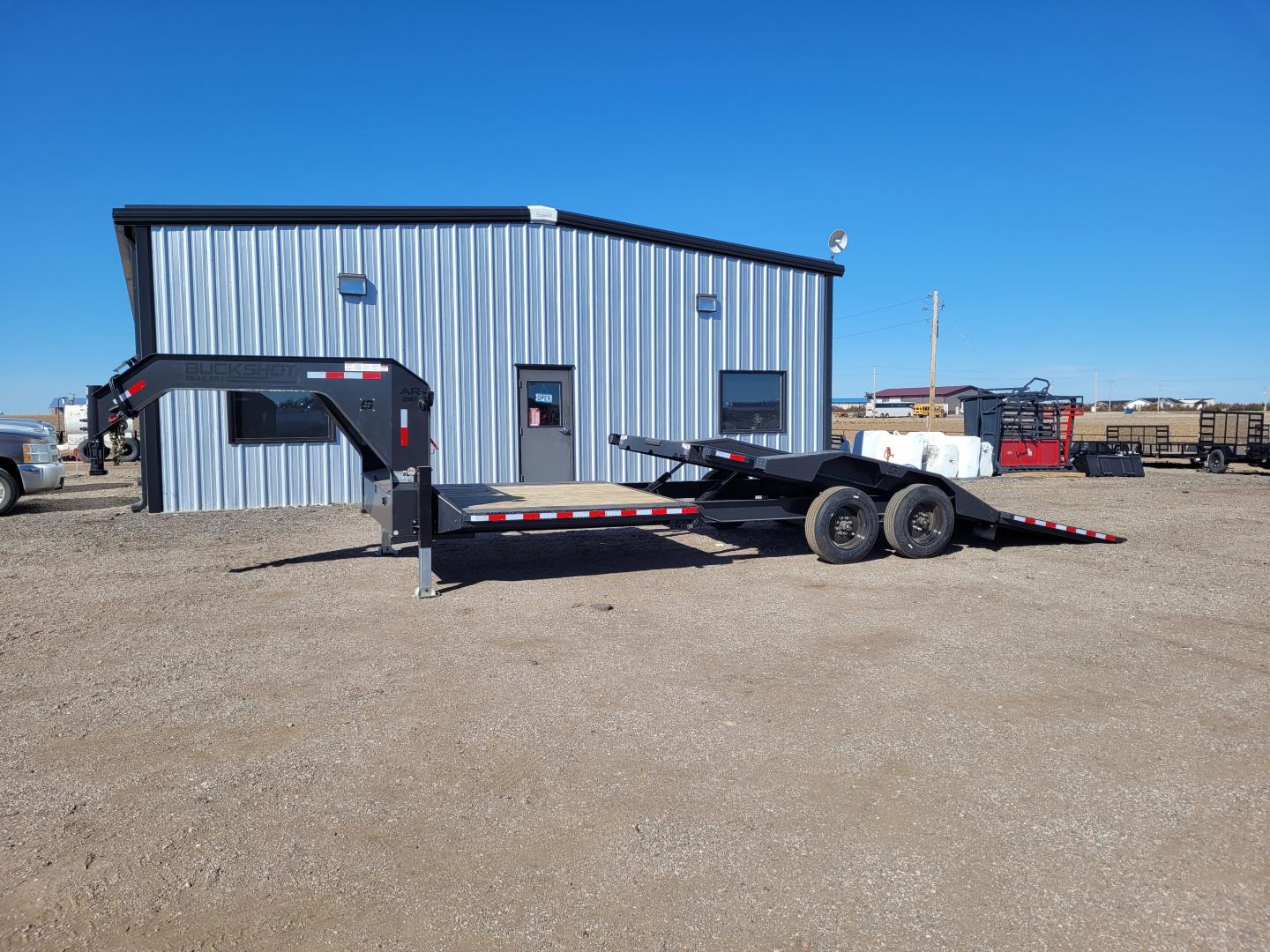 New 2026 Buckshot 102" x 26' Gooseneck Tilt Trailer W/8K Axles