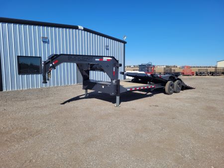 New 2026 Buckshot 102" x 26' Gooseneck Tilt Trailer W/8K Axles