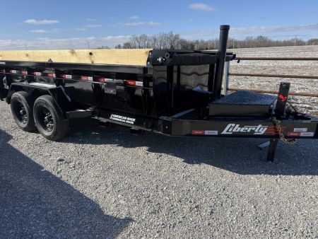 New 2026 Liberty LD14K83X14B8TS Dump Trailer BLACK B/O D&D