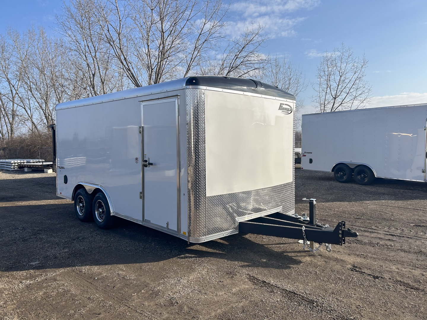 New 2026 Formula Trailers 8 FT 6 IN X 16 FT FLAT FRONT ENCLOSED LANDSCAPE TRAILER 9990 GVWR