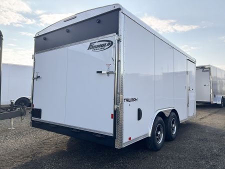 New 2026 Formula Trailers 8 FT 6 IN X 16 FT FLAT FRONT ENCLOSED LANDSCAPE TRAILER 9990 GVWR