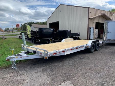 New 2025 Quality Aluminum 83  x 20' 10K Car Hauler Trailer