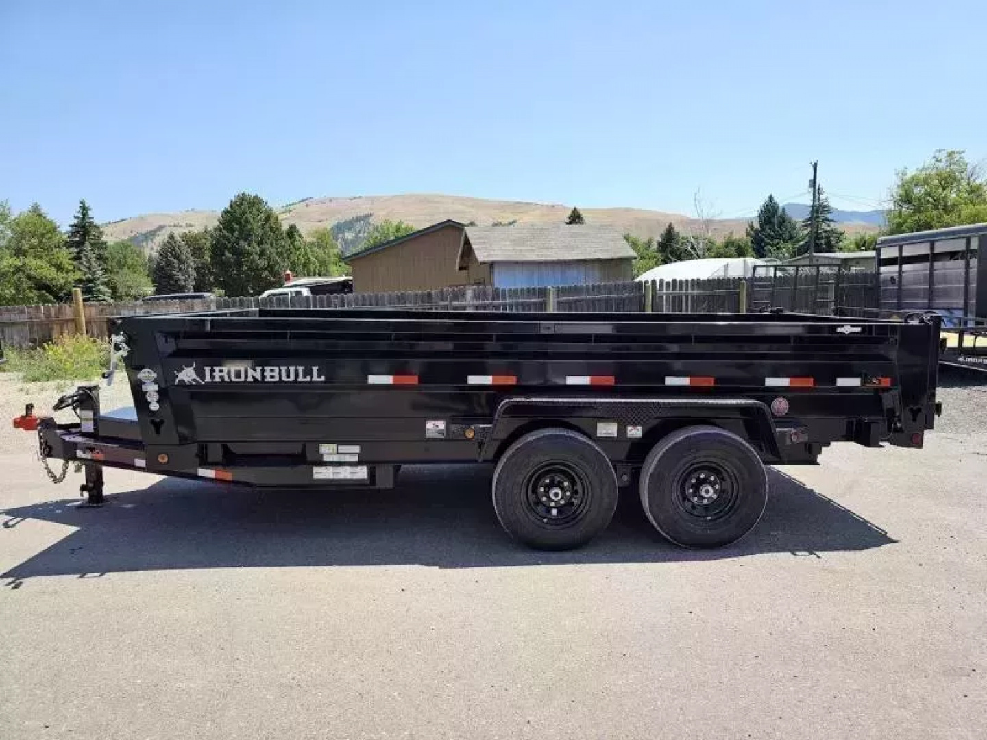 New 2026 Iron Bull 7x16 15k Dump Trailer