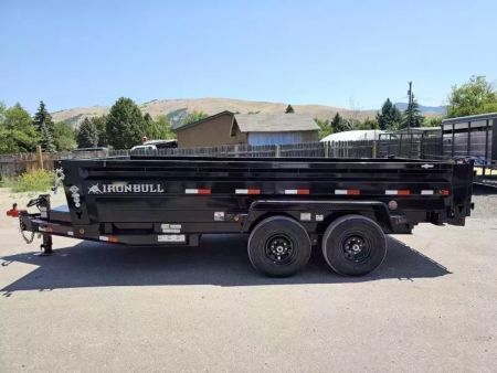 New 2026 Iron Bull 7x16 15k Dump Trailer