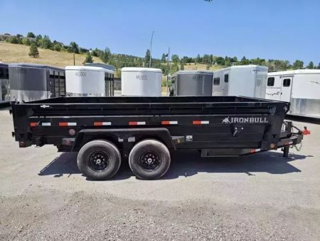 New 2026 Iron Bull 7x16 15k Dump Trailer