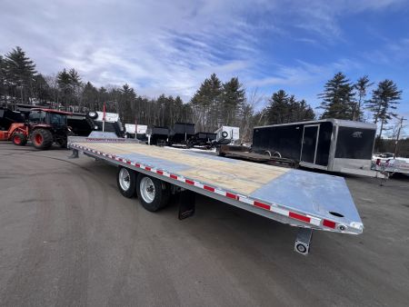 New 2026 Triumph galvanized 102x24 full power tilt deckover/10'' I-Beam / spare tire- 16k GVW