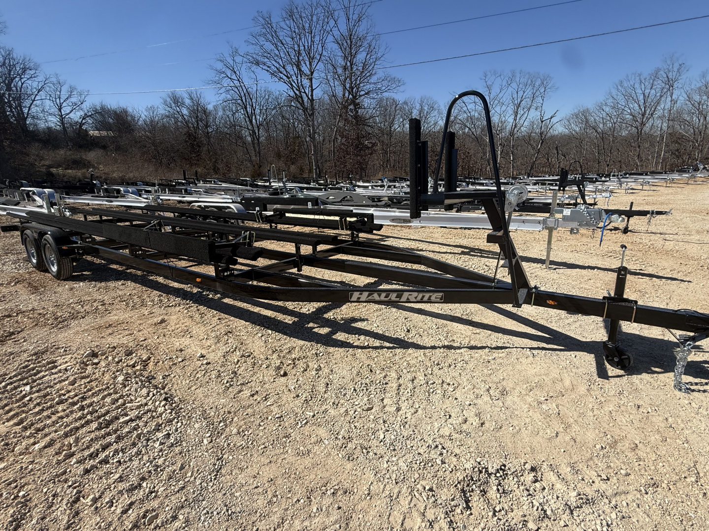 New 2027 Haul-Rite Trailers FS25T TriToon Pontoon Boat