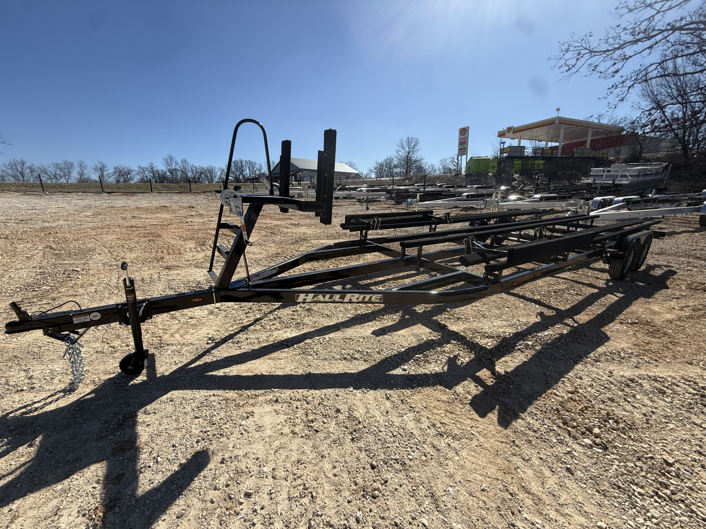 New 2027 Haul-Rite Trailers FS25T TriToon Pontoon Boat