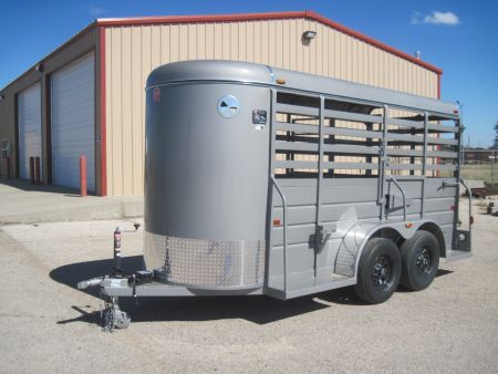 New 2026 WW 5x14x6.5 All Around BP Stock Trailer - 7k