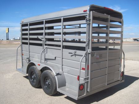 New 2026 WW 5x14x6.5 All Around BP Stock Trailer - 7k