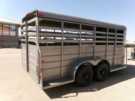 New 2026 WW 6x16x6 All Around BP Stock Trailer - 10k