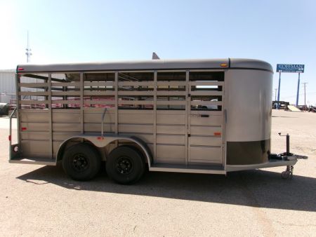 New 2026 WW 6x16x6 All Around BP Stock Trailer - 10k