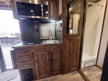 New 2026 Trails West SANTE FE 12' LIVING QUARTER Horse Trailer