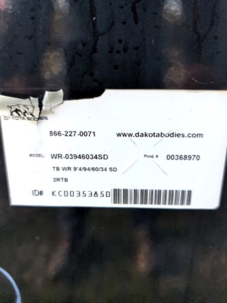 New 2023 Dakota Bodies Skirted Steel Truck Bed