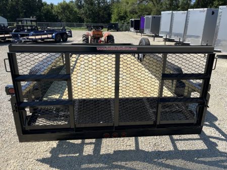 New 2026 Double A 77"x14' Tandem Dovetail Utility Trailer