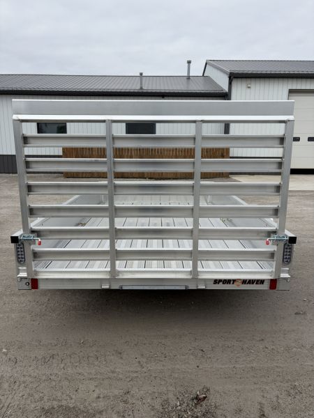 New 2026 Sport Haven AUT610DS (6' x 10') 2.9K Utility Trailer w/ ATP Sides