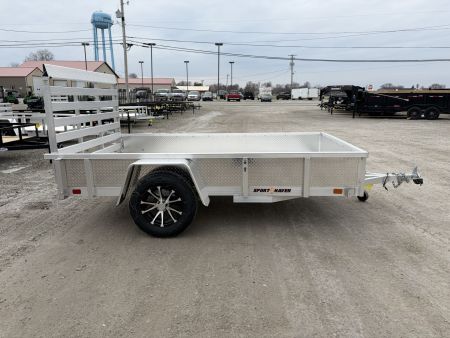 New 2026 Sport Haven AUT610DS (6' x 10') 2.9K Utility Trailer w/ ATP Sides