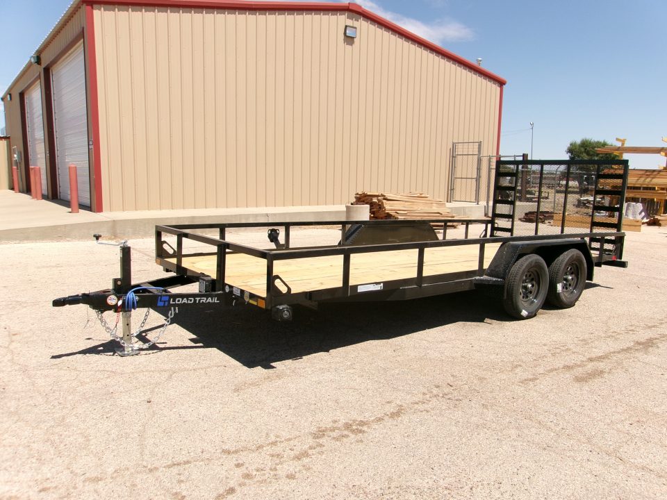 New 2026 Load Trail 83x18 Tandem Utility w/ 4' Ramp Gate 7k