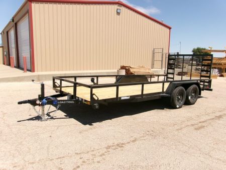 New 2026 Load Trail 83x18 Tandem Utility w/ 4' Ramp Gate 7k
