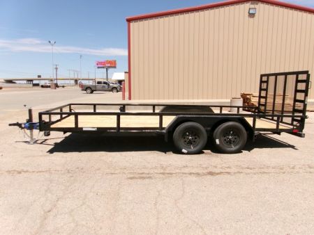 New 2026 Load Trail 83x18 Tandem Utility w/ 4' Ramp Gate 7k